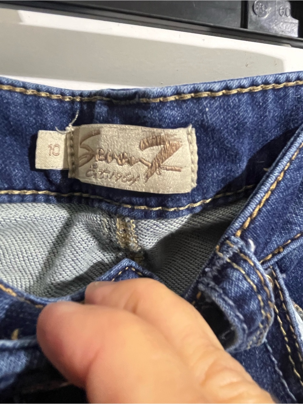 Seven7 Relaxed Fit Indigo Blue Jeans - Picture 3 of 4